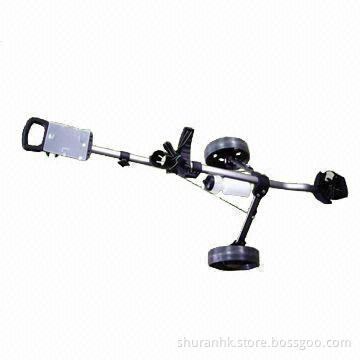 3-wheel Hand Push Trolley with Aluminum Folding and Adjustable Handle Height